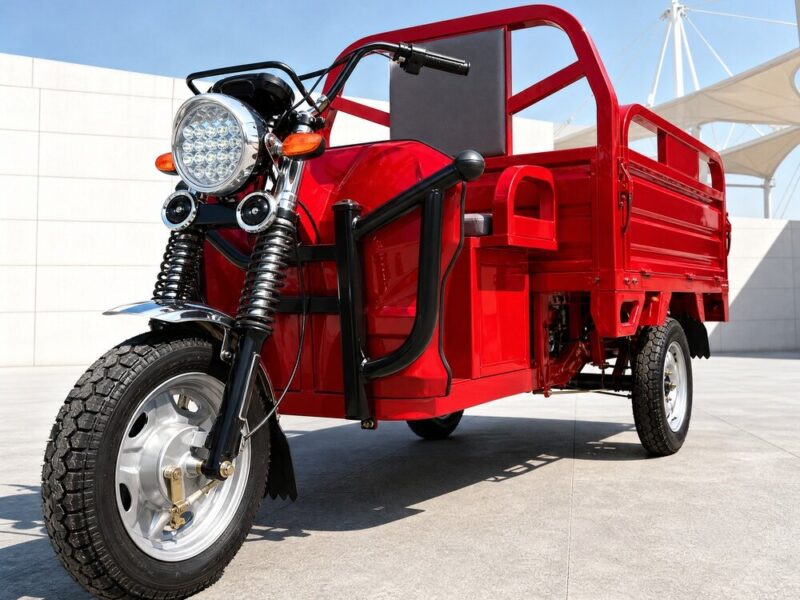 60V Cargo Electric Tricycle 501-800W Open Three Wheel Utility Vehicle 300-400kg Payload 90km Range Work Transport