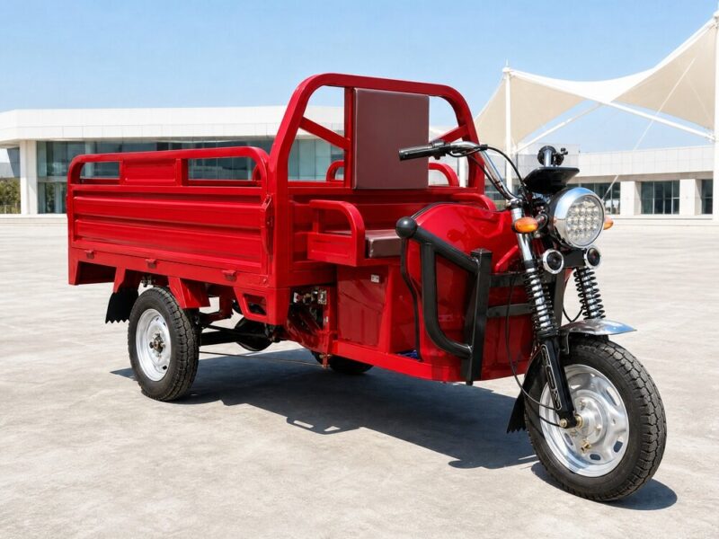 60V Cargo Electric Tricycle 501-800W Open Three Wheel Utility Vehicle 300-400kg Payload 90km Range Work Transport