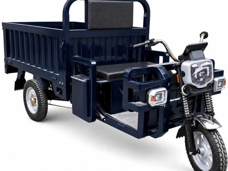 60V Cargo Electric Tricycle Open Body Three Wheel Hauling Vehicle Over 1000W 54kmh Transport