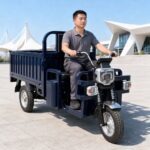 60V Cargo Electric Tricycle Open Body Three Wheel Hauling Vehicle Over 1000W 54kmh Transport - image 4