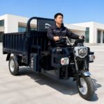 60V Cargo Electric Tricycle Open Body Three Wheel Hauling Vehicle Over 1000W 54kmh Transport - image 7