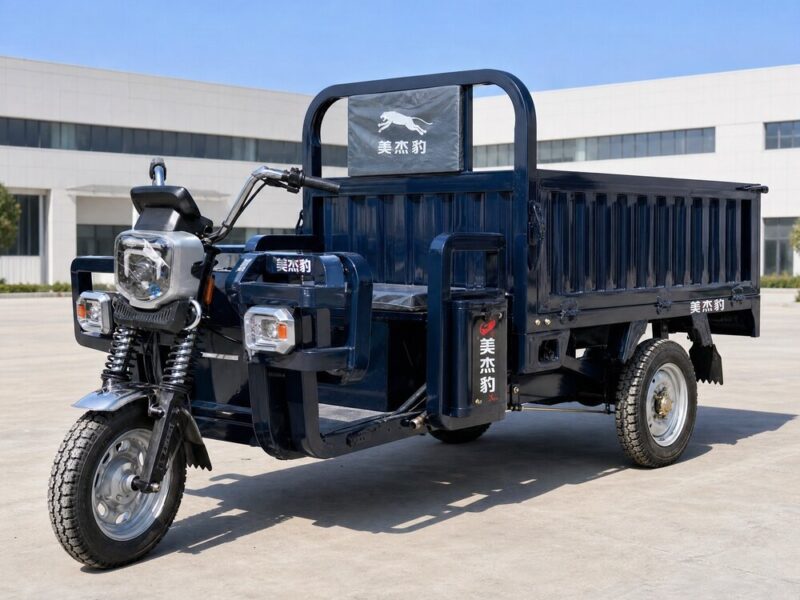 60V Cargo Electric Tricycle Open Body Three Wheel Hauling Vehicle Over 1000W 54kmh Transport