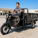 60V Cargo Electric Tricycle Over 1000W Motor Open Body Three Wheel Utility Vehicle 54km/h 90km Range DOT - image 7