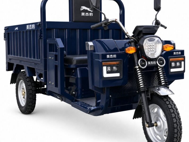 60V Cargo Electric Tricycle Over 1000W Three Wheel Utility Vehicle 400kg Payload 90km Range Open Body