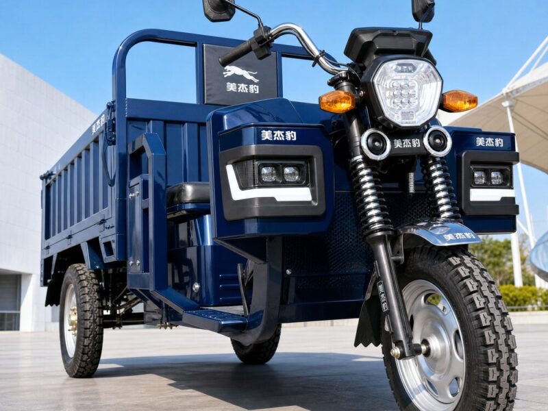 60V Cargo Electric Tricycle Over 1000W Three Wheel Utility Vehicle 400kg Payload 90km Range Open Body