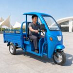 60V Electric Cargo Tricycle 3 Wheel Open Bed Utility Carrier 501-800W 45km/h Transport Vehicle - image 2