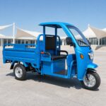 60V Electric Cargo Tricycle 3 Wheel Open Bed Utility Carrier 501-800W 45km/h Transport Vehicle - image 3