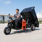 60V Electric Cargo Tricycle 3 Wheel Tipping Bed 500-12 Tires 50km/h Over 400kg Payload Transport Vehicle - image 2