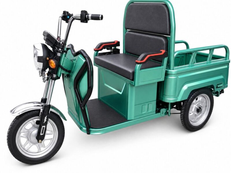 60V Electric Cargo Tricycle 351-500W Open Three Wheel Utility Vehicle 40km/h Speed 300-400kg Load Capacity