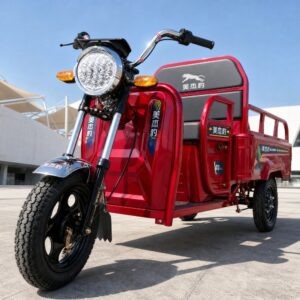 60V Electric Cargo Tricycle 351 to 500W Three Wheel Utility Trolley Minimum 90km Range 400kg Payload Transport