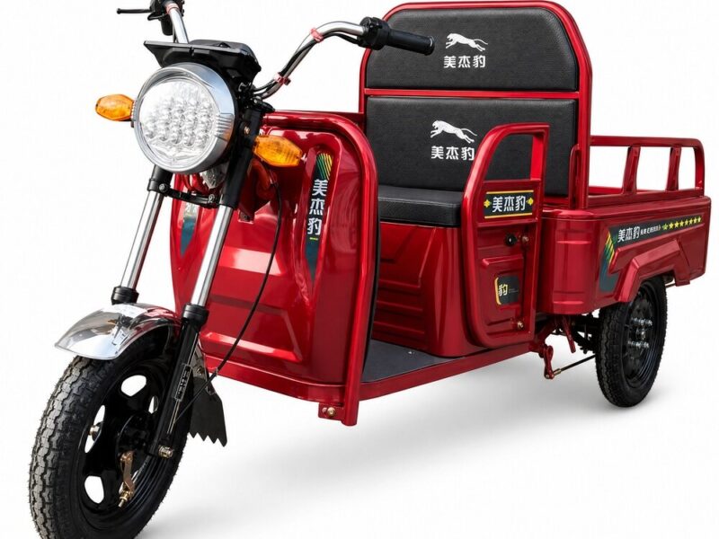 60V Electric Cargo Tricycle 351 to 500W Three Wheel Utility Trolley Minimum 90km Range 400kg Payload Transport