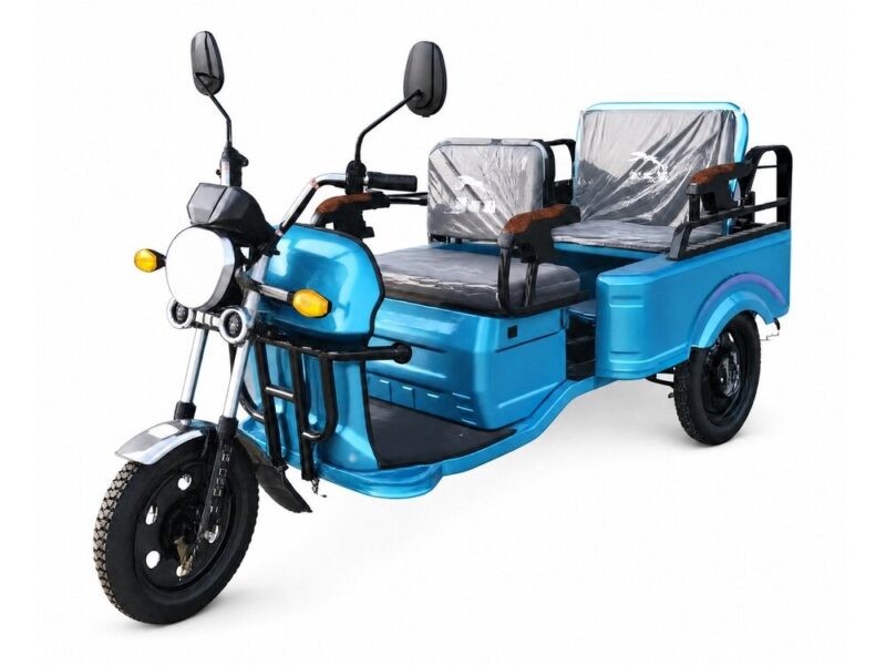 60V Electric Cargo Tricycle 400kg Payload Open Body Three Wheel Utility Vehicle 90km Range 25 Degree Gradeability 54km/h Speed