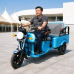 60V Electric Cargo Tricycle 400kg Payload Open Body Three Wheel Utility Vehicle 90km Range 25 Degree Gradeability 54km/h Speed - image 2