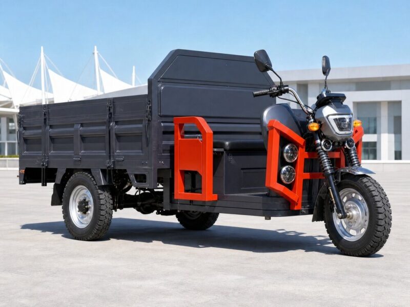 60V Electric Cargo Tricycle 400kg Payload Over 1000W Open Bed Utility Hauler 50kmh 90km Range