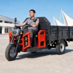 60V Electric Cargo Tricycle 400kg Payload Over 1000W Open Bed Utility Hauler 50kmh 90km Range - image 4