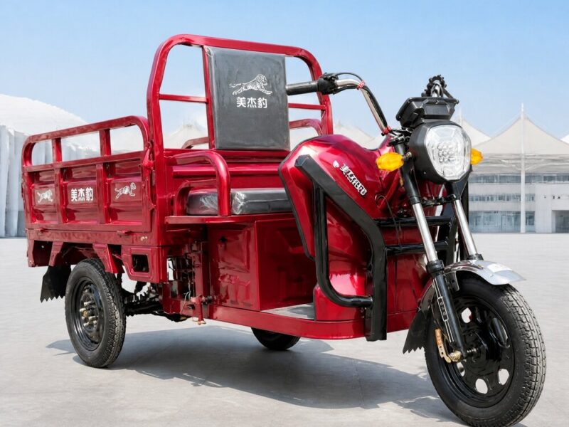 60V Electric Cargo Tricycle Open Body Three Wheel Utility Vehicle 400kg Plus Payload 90km Plus Range Disc Brakes