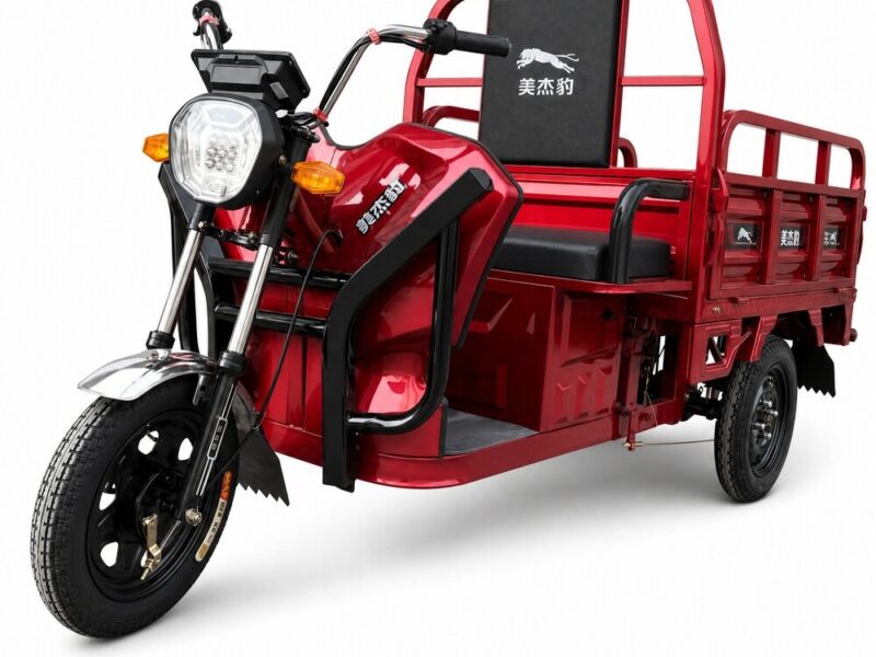 60V Electric Cargo Tricycle Open Body Three Wheel Utility Vehicle 400kg Plus Payload 90km Plus Range Disc Brakes