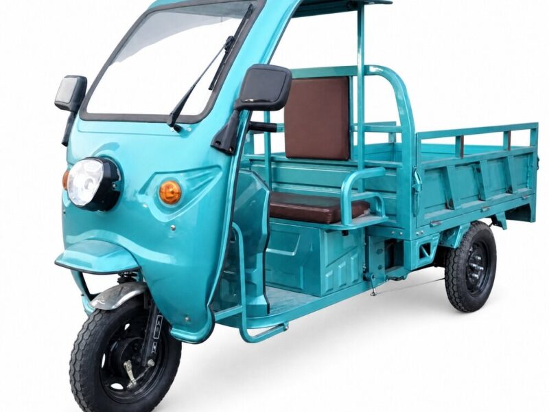 60V Electric Cargo Tricycle 501-800W Open Body Utility Trike 90km Range 54km/h Market Transport
