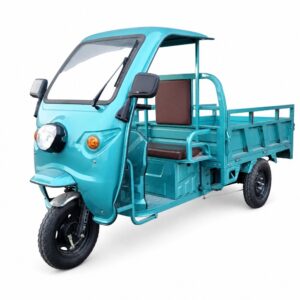 60V Electric Cargo Tricycle 501-800W Open Body Three Wheeler 90km Range 25 Degree Climbing Utility Transport Vehicle