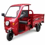 60V 501-800W Electric Cargo Tricycle Open Body Steel Frame Three Wheel Utility Transport Vehicle 54km/h - image 7