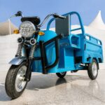 60V Electric Cargo Tricycle 501-800W Three Wheel Utility Transport Motorcycle Open Body 300-400kg Payload - image 2