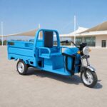 60V Electric Cargo Tricycle 501-800W Three Wheel Utility Transport Motorcycle Open Body 300-400kg Payload - image 3