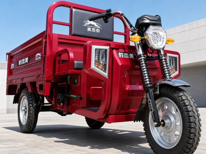60V Electric Cargo Tricycle 501 to 800W Open Body Utility Dumper Three Wheel Vehicle 90km Range 25 Degree Climbing