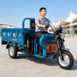 60V Electric Cargo Tricycle 801-1000W Open Body Three Wheel Utility Vehicle 400kg Payload Front Rear Disc Brakes - image 2