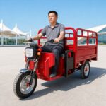 60V Electric Cargo Tricycle 801-1000W Three Wheel Utility Vehicle Open Body Transport - image 4