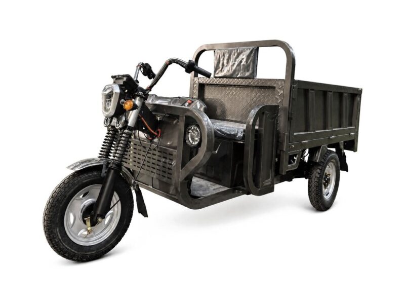 60V Cargo Electric Tricycle Over 1000W Motor Open Body Three Wheel Utility Vehicle 54km/h 90km Range DOT