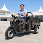 60V Cargo Electric Tricycle Over 1000W Motor Open Body Three Wheel Utility Vehicle 54km/h 90km Range DOT - image 5
