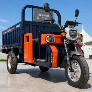 60V Electric Cargo Tricycle Open Body Three Wheel Utility Vehicle 400kg Plus Payload 90km Range 54km/h Transport