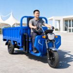 60V Electric Cargo Tricycle Open Body Three Wheel Utility Vehicle 90km Range 54km/h Front 375-12 Rear 400-12 Tires - image 3