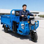 60V Electric Cargo Tricycle Open Body Three Wheel Utility Vehicle 90km Range 54km/h Front 375-12 Rear 400-12 Tires - image 8