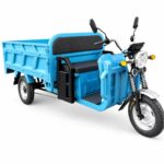 60V Electric Cargo Tricycle Over 1000W Open Body Three Wheeler 54km/h 90km Range Goods Transport - image 2