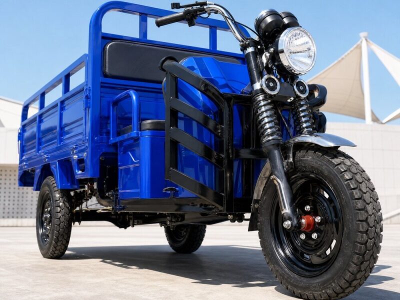 60V Electric Cargo Tricycle Over 1000W Three Wheel Utility Vehicle 400kg Plus Load 50km/h Open Body Freight Transport