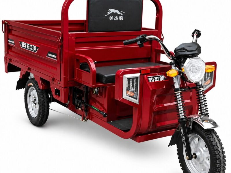 60V Electric Cargo Tricycle Three Wheel Utility Vehicle 501-800W 400kg Load Capacity Open Body