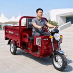 60V Electric Cargo Tricycle Three Wheel Utility Vehicle 501-800W 400kg Load Capacity Open Body - image 2