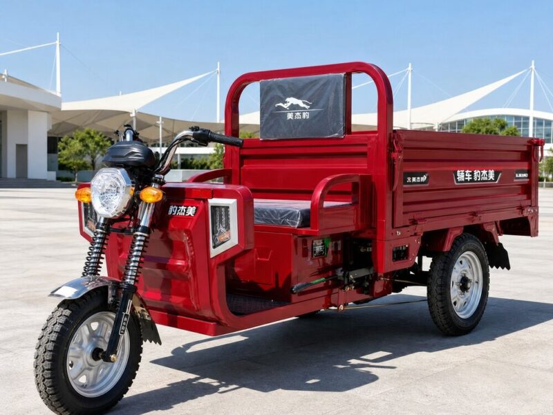 60V Electric Cargo Tricycle Three Wheel Utility Vehicle 501-800W 400kg Load Capacity Open Body