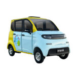 60V Electric Four Wheel Passenger Car Closed Body 4 Seat Transport Vehicle - image 2