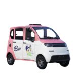 60V Electric Four Wheel Passenger Car Closed Body 4 Seat Transport Vehicle - image 3