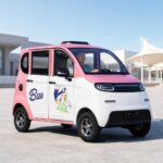 60V Electric Four Wheel Passenger Car Closed Body 4 Seat Transport Vehicle - image 4