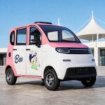 60V Electric Four Wheel Passenger Car Closed Body 4 Seat Transport Vehicle - image 6