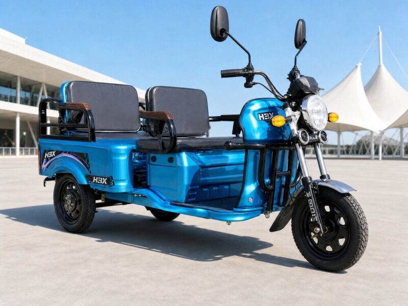 60V Electric Passenger Tricycle 3 Wheel Vehicle 4 Passenger 40km/h 90km Range Disc Brakes Open Body