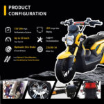 60V Electric Three Wheel Tricycle Over 1000W Open Body Single Passenger Mobility Scooter 50-70Km/h - image 2