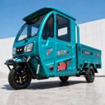 60V Electric Cargo Tricycle 501-800W Closed Cabin Three Wheel Utility Vehicle Rear Load Bed - image 7