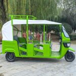 60V Open Electric Passenger Tricycle 501-800W Three Wheel Rickshaw 14 Inch Disc Brake Urban Transport - image 4