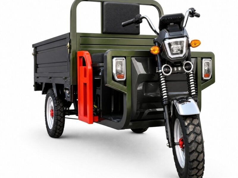 60V Over 1000W Electric Cargo Tricycle 400kg Payload Three Wheel Utility Vehicle Farm Transport