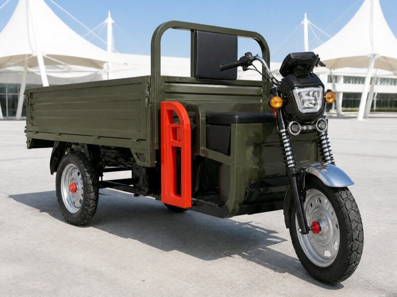 60V Over 1000W Electric Cargo Tricycle 400kg Payload Three Wheel Utility Vehicle Farm Transport