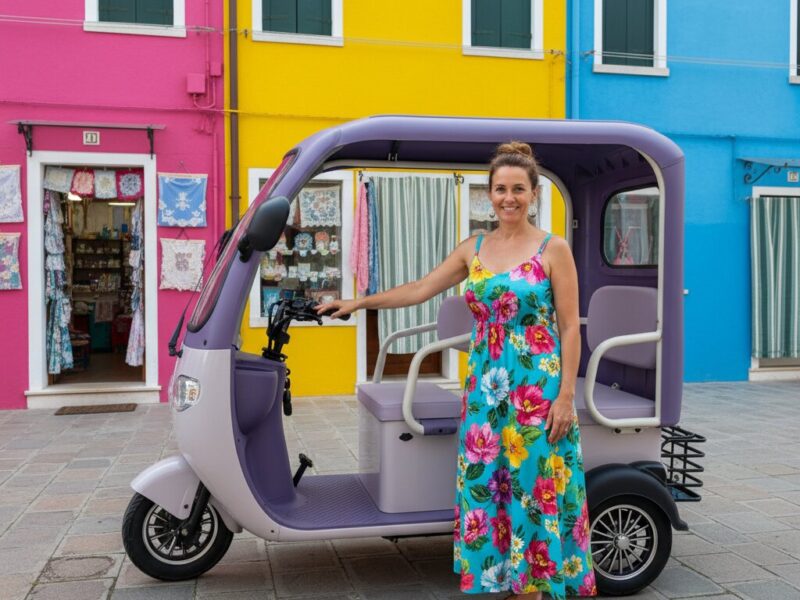 650W 3 Seats Family Electric Tricycle Open Body Large Capacity Outdoor 3 Wheel Mobility Tricycle Low Speed City Etrike